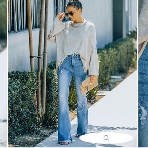 Jolie High Rise Flare Denim